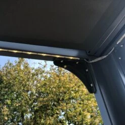 Tonnelle Couv’Terrasse® E Store 3x3m En Aluminium Laqué Gris Et Polycarbonate 8mm - Chalet Et Jardin 11 Tonnelle Couv’Terrasse® E Store 3x3m En Aluminium Laqué Gris Et Polycarbonate 8mm - Chalet Et Jardin -Abri De Jardin tonnelle couvterrasse e store 3x3m en aluminium laque gris et polycarbonate 8mm chalet et jardin 3