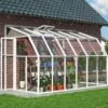 Véranda En PVC Et Polycarbonate Transparent 200x386cm Sun Room - Canopia By Palram -Abri De Jardin veranda en pvc et polycarbonate transparent 200x386cm sun room rion