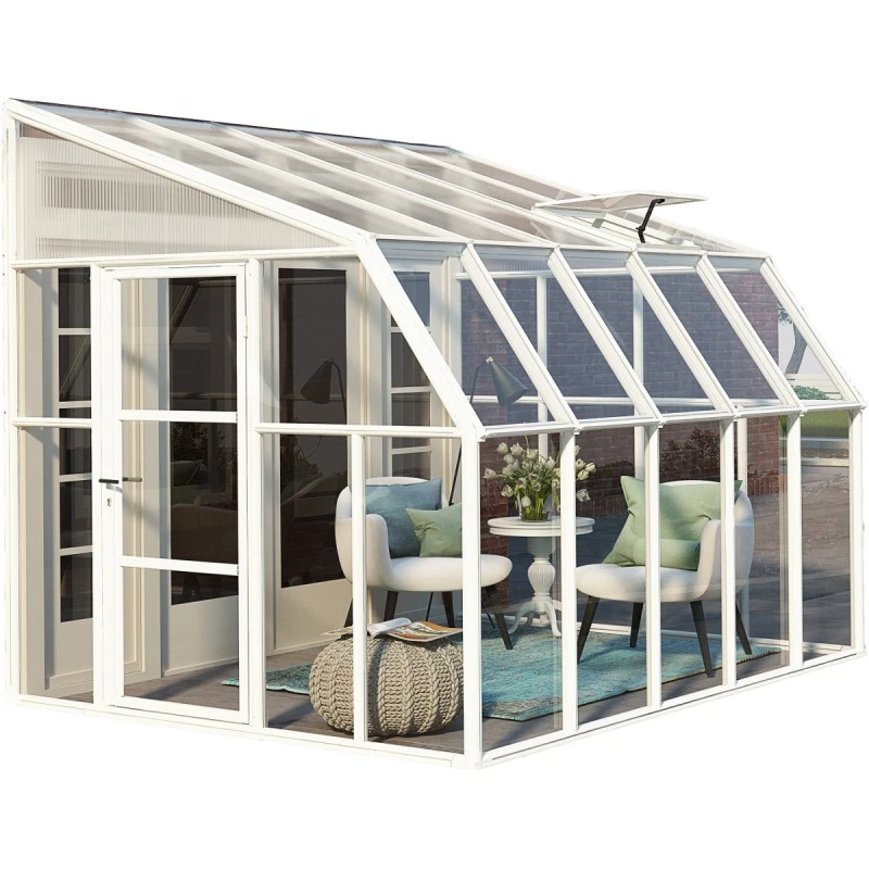 Véranda En PVC Et Polycarbonate Transparent 258x322cm Sun Room - Canopia By Palram 4 Véranda En PVC Et Polycarbonate Transparent 258x322cm Sun Room - Canopia By Palram – Image 2