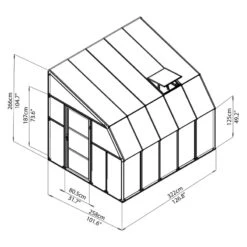 Véranda En PVC Et Polycarbonate Transparent 258x322cm Sun Room - Canopia By Palram 10 Véranda En PVC Et Polycarbonate Transparent 258x322cm Sun Room - Canopia By Palram -Abri De Jardin veranda en pvc et polycarbonate transparent 258x322cm sun room rion 2