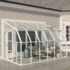 Véranda En PVC Et Polycarbonate Transparent 258x384cm Sun Room - Canopia By Palram -Abri De Jardin veranda en pvc et polycarbonate transparent 258x384cm sun room rion