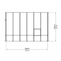 Véranda En PVC Et Polycarbonate Transparent 258x384cm Sun Room - Canopia By Palram 13 Véranda En PVC Et Polycarbonate Transparent 258x384cm Sun Room - Canopia By Palram -Abri De Jardin veranda en pvc et polycarbonate transparent 258x384cm sun room rion 5