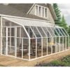 Véranda En PVC Et Polycarbonate Transparent 258x570cm Sun Room - Canopia By Palram -Abri De Jardin veranda en pvc et polycarbonate transparent 258x570cm sun room rion