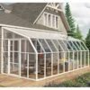 Véranda En PVC Et Polycarbonate Transparent 258x632cm Sun Room - Canopia By Palram -Abri De Jardin veranda en pvc et polycarbonate transparent 258x632cm sun room rion
