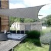 Voile D'ombrage Carrée Coolfit 360x360cm Anthracite – NESLING 2 Voile D'ombrage Carrée Coolfit 360x360cm Anthracite – NESLING -Abri De Jardin voile d ombrage carree coolfit 360x360cm anthracite nesling