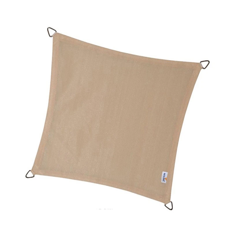 Voile D'ombrage Carrée Coolfit 360x360cm Couleur Crème – NESLING 3 Voile D'ombrage Carrée Coolfit 360x360cm Couleur Crème – NESLING