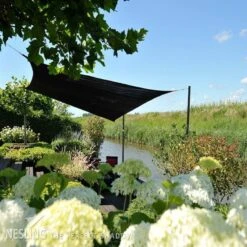 Voile D'ombrage Carrée Coolfit 360x360cm Noir – NESLING 7 Voile D'ombrage Carrée Coolfit 360x360cm Noir – NESLING -Abri De Jardin voile d ombrage carree coolfit 360x360cm noir nesling 1 1