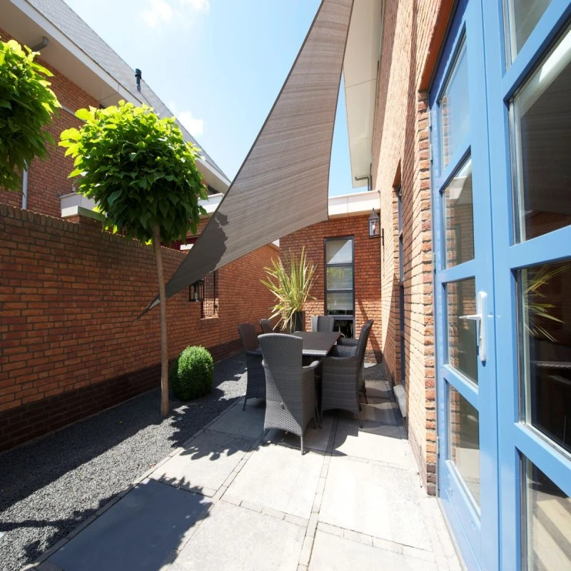 Voile D'ombrage Triangle 90° Coolfit 500x500x710cm Anthracite - NESLING 3 Voile D'ombrage Triangle 90° Coolfit 500x500x710cm Anthracite - NESLING