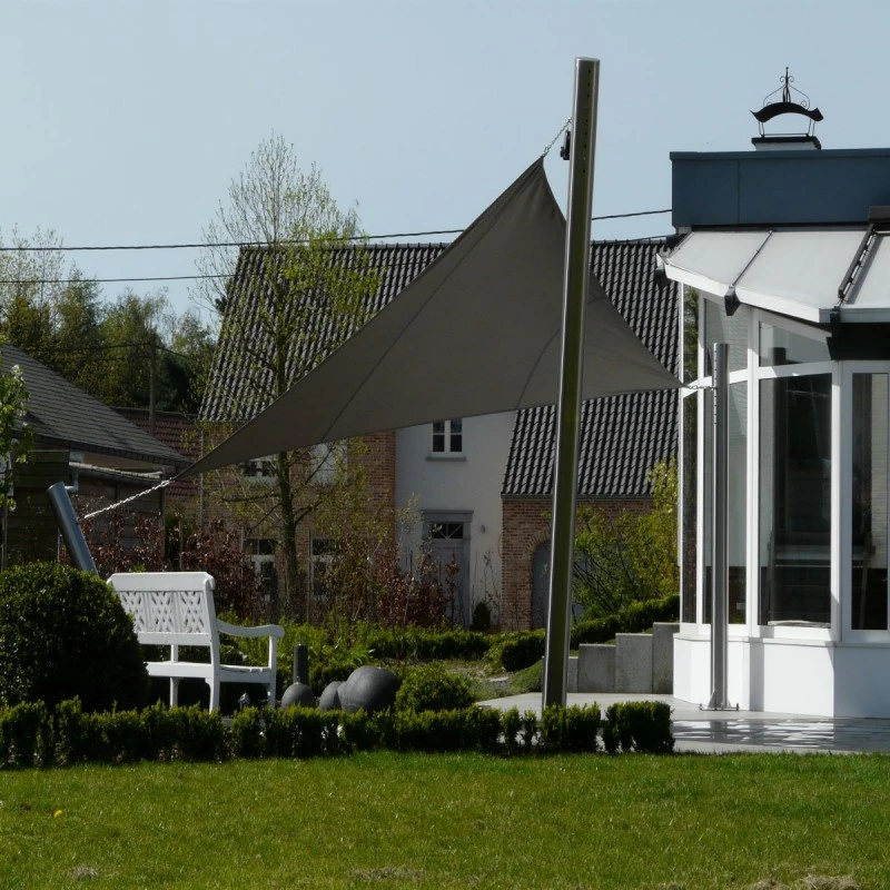 Voile D'ombrage Triangle Dreamsail 500x500x500cm Gris Imperméable - NESLING 3 Voile D'ombrage Triangle Dreamsail 500x500x500cm Gris Imperméable - NESLING
